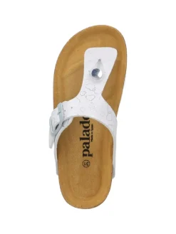 palado Sandalen·Zehensandalen^Zehentrenner in weiss 20-7373-93