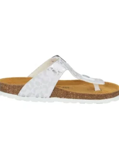Zehentrenner in weiss/silber 70-7158-55-93><noscript><img width=