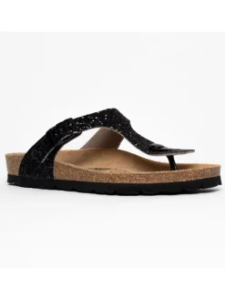 Blue Bay Sandalen^Zehentrenner "Myrrhis" in Schwarz